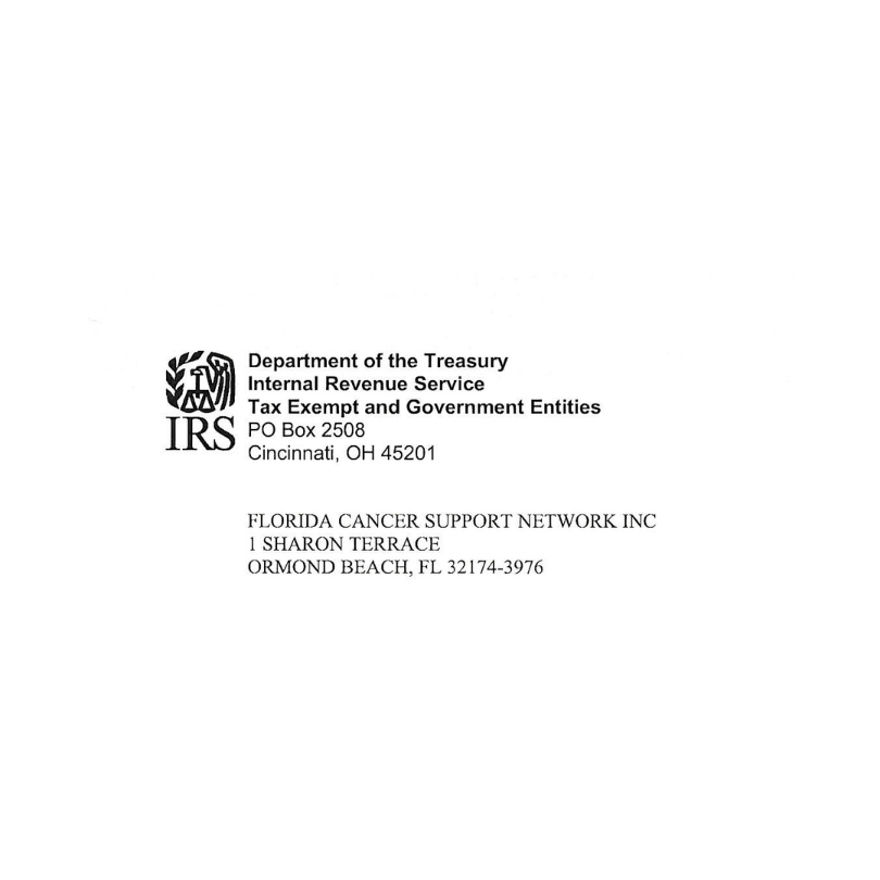 Department of Treasury, Internal Revenue Service, Tax Exempt and Government Entities sample documentation